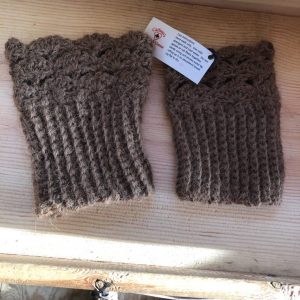 Llama Wool Hand Knitted Leg Warmer